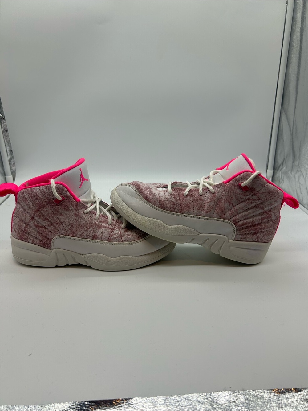 Air Jordan 12 Retro PS 'Arctic Pink' Pink/White 510816-101 Youth 3 UK 2.5 EU 35